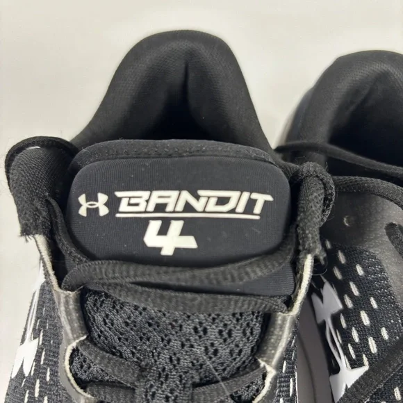 Under Armour, Men's 8.5 Athletic, Charged Bandit 4, Black, Running Sneakers - Picture 5 of 10